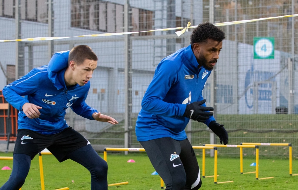 Тренировка «Зенита» перед матчем с «Сочи»