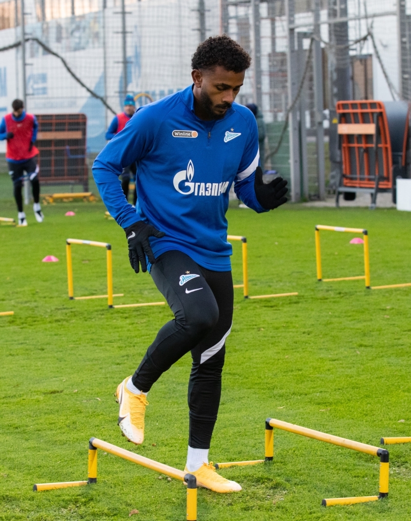 Тренировка «Зенита» перед матчем с «Сочи»