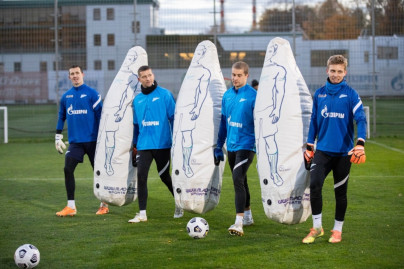 Тренировка «Зенита» перед матчем с «Сочи»