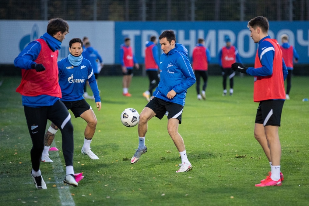 Тренировка «Зенита» перед матчем с «Сочи»