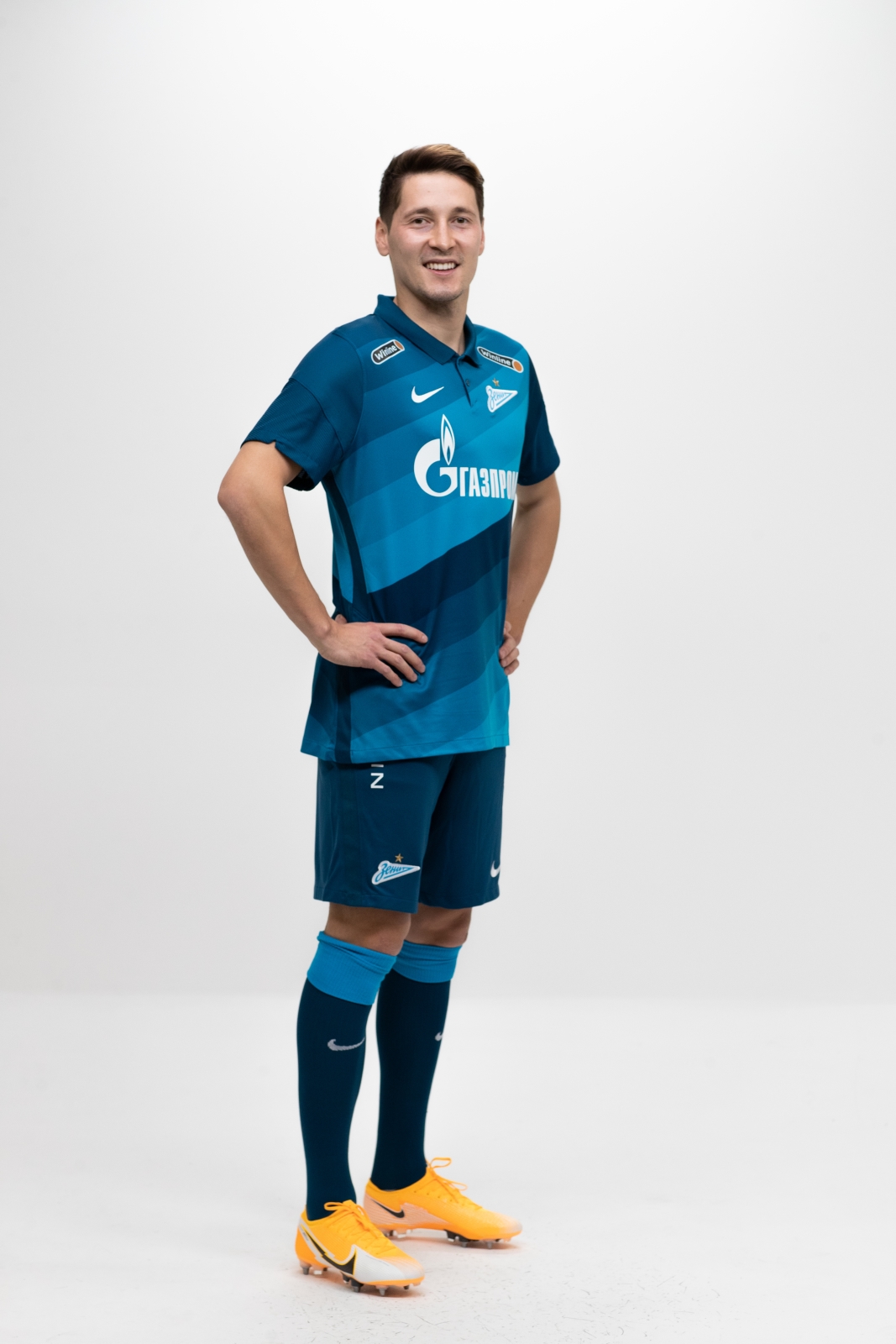 Фотосессия футболистов основного состава ФК «Зенит» сезона 2020/21