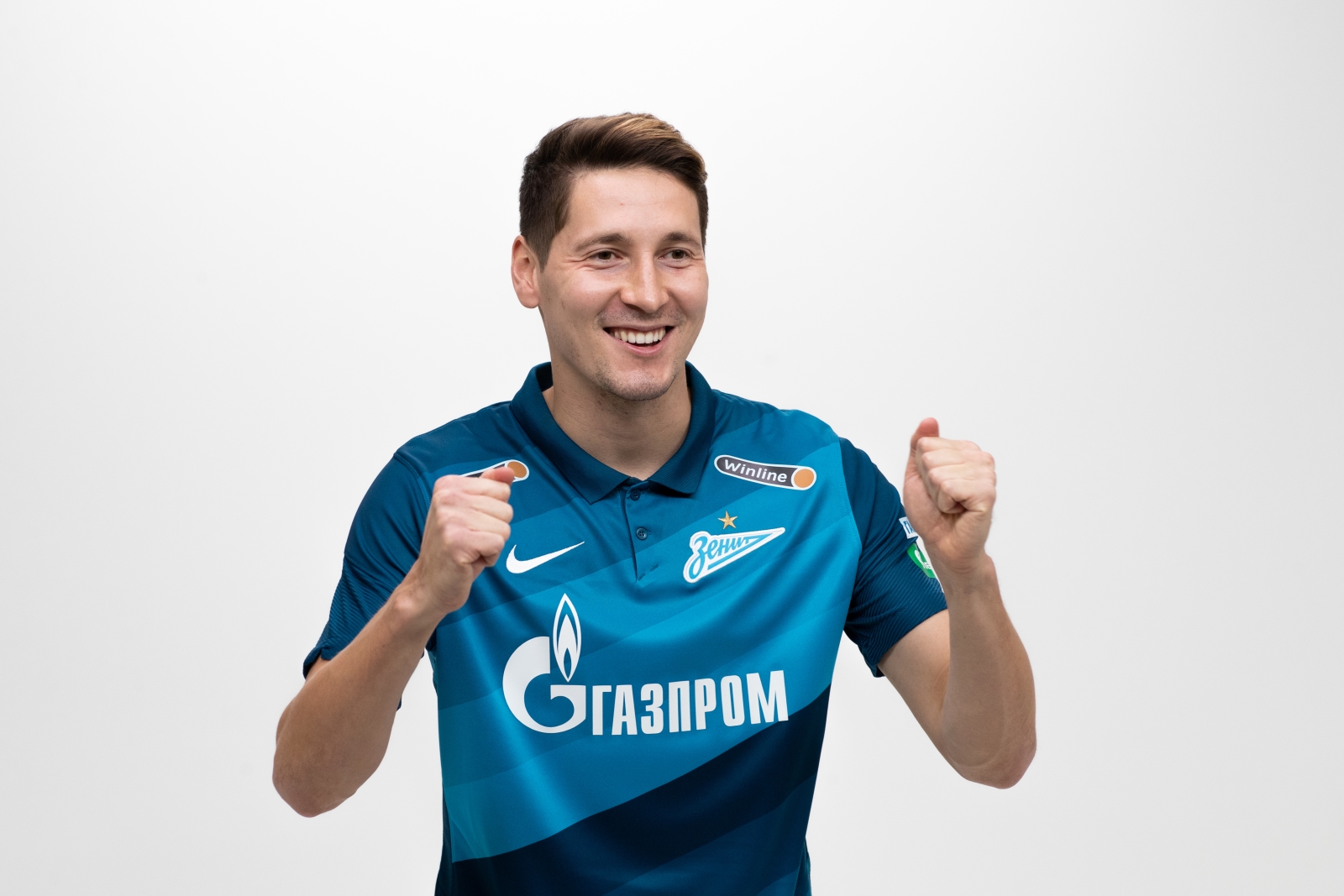 Фотосессия футболистов основного состава ФК «Зенит» сезона 2020/21