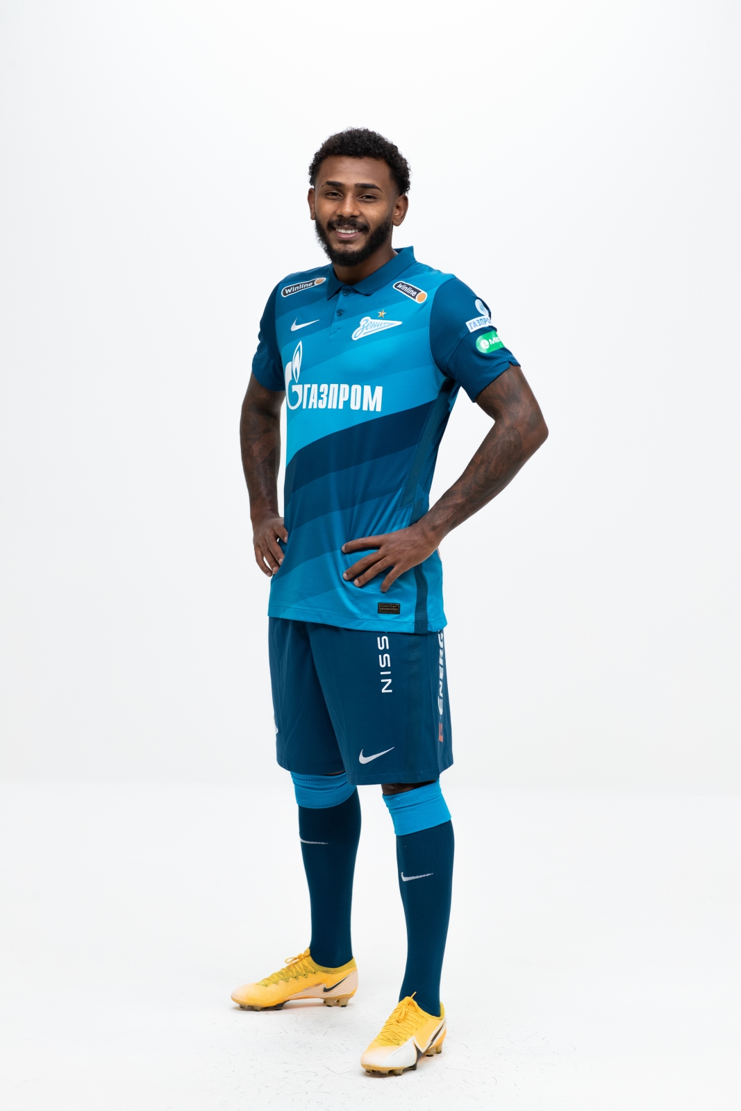 Фотосессия футболистов основного состава ФК «Зенит» сезона 2020/21