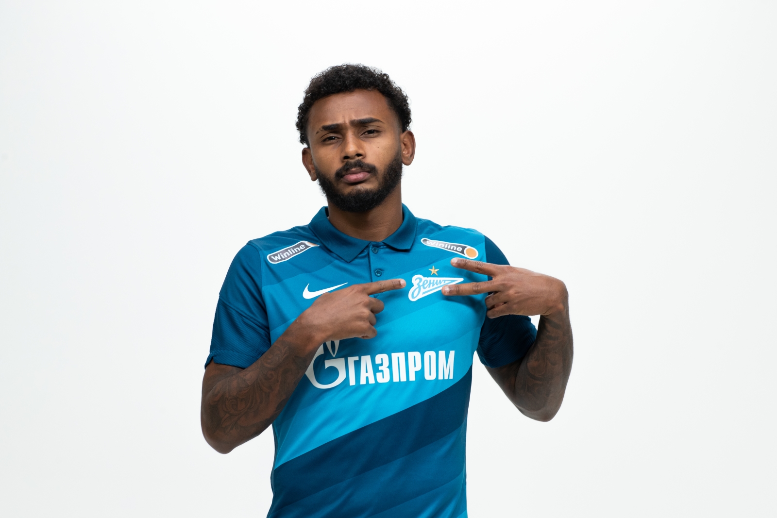 Фотосессия футболистов основного состава ФК «Зенит» сезона 2020/21