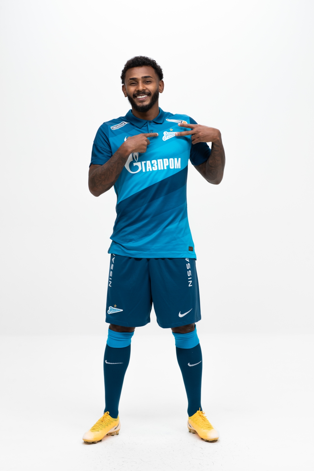 Фотосессия футболистов основного состава ФК «Зенит» сезона 2020/21