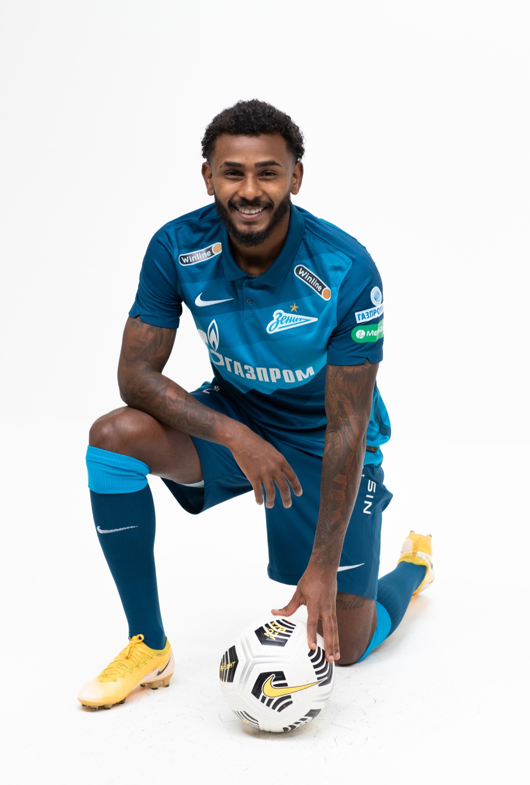 Фотосессия футболистов основного состава ФК «Зенит» сезона 2020/21