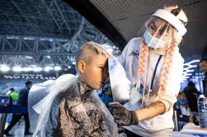 «Фан-променад» перед матчем Лиги Чемпионов УЕФА 2020/21, «Зенит» — «Лацио».