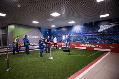 «Фан-променад» перед матчем Лиги Чемпионов УЕФА 2020/21, «Зенит» — «Лацио».