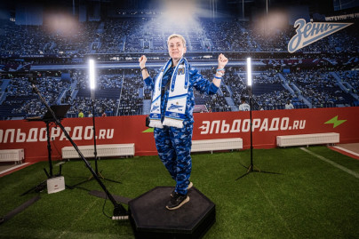 «Фан-променад» перед матчем Лиги Чемпионов УЕФА 2020/21, «Зенит» — «Лацио».