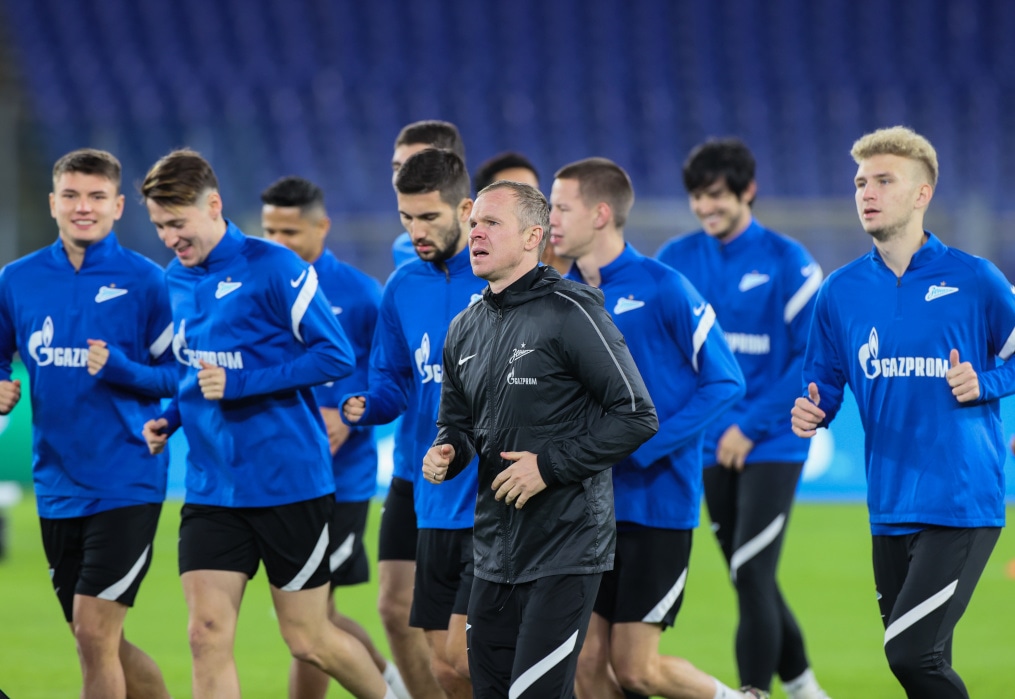 Открытая тренировка «Зенита» перед матчем с «Лацио»