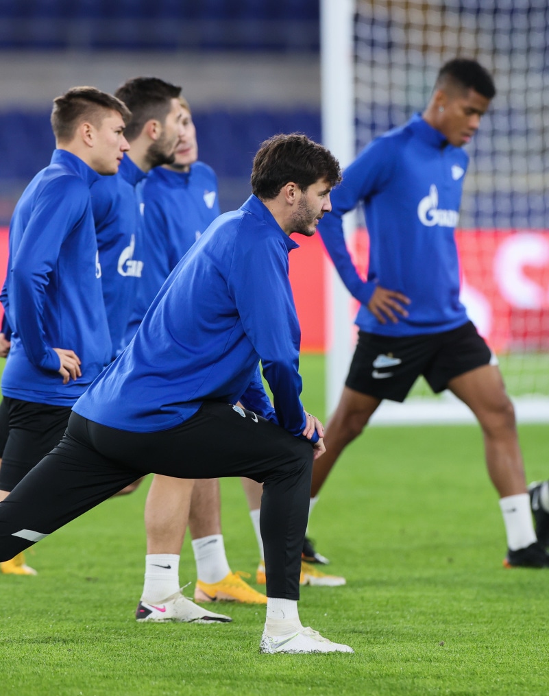 Открытая тренировка «Зенита» перед матчем с «Лацио»