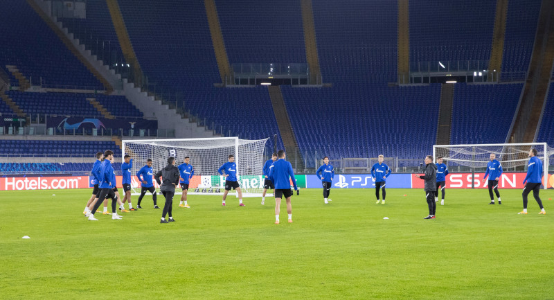Открытая тренировка «Зенита» перед матчем с «Лацио»