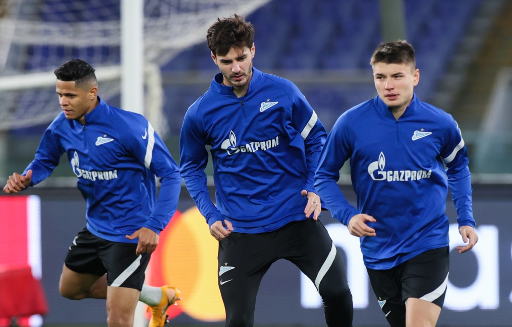 Открытая тренировка «Зенита» перед матчем с «Лацио»