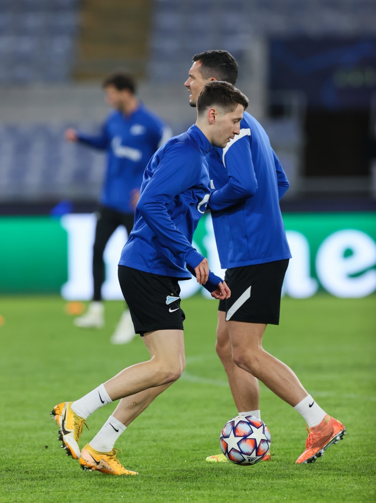 Открытая тренировка «Зенита» перед матчем с «Лацио»