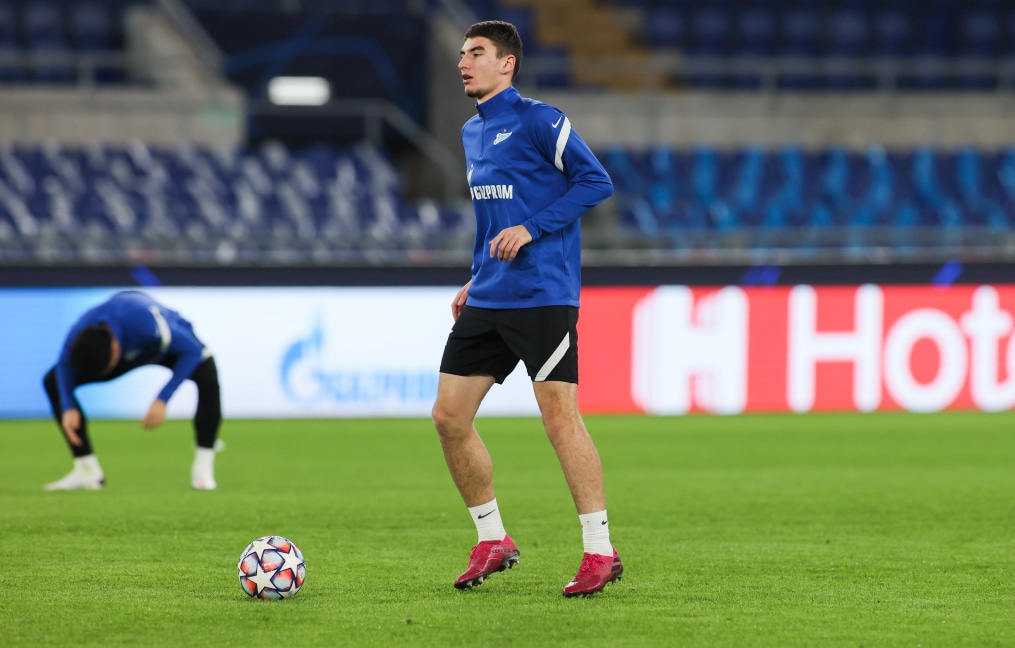 Открытая тренировка «Зенита» перед матчем с «Лацио»