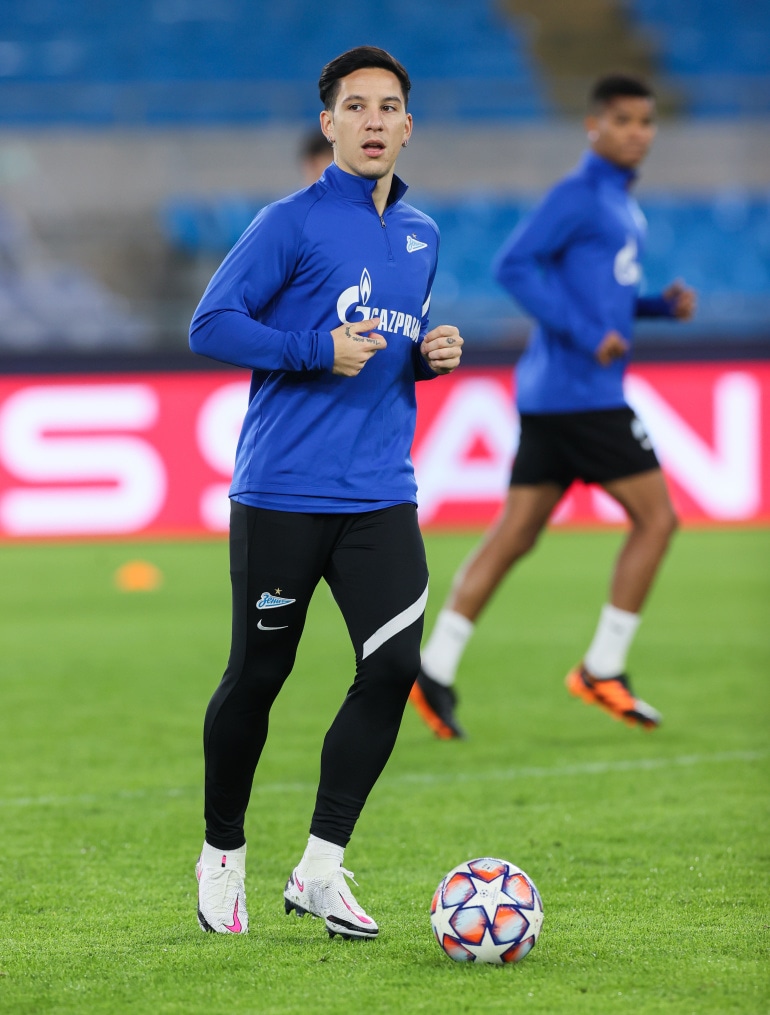 Открытая тренировка «Зенита» перед матчем с «Лацио»