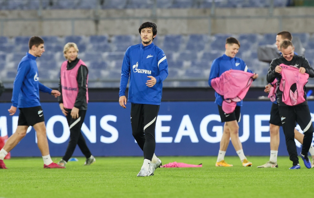 Открытая тренировка «Зенита» перед матчем с «Лацио»
