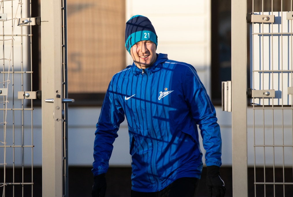 Открытая тренировка «Зенита» перед матчем с «Боруссией»