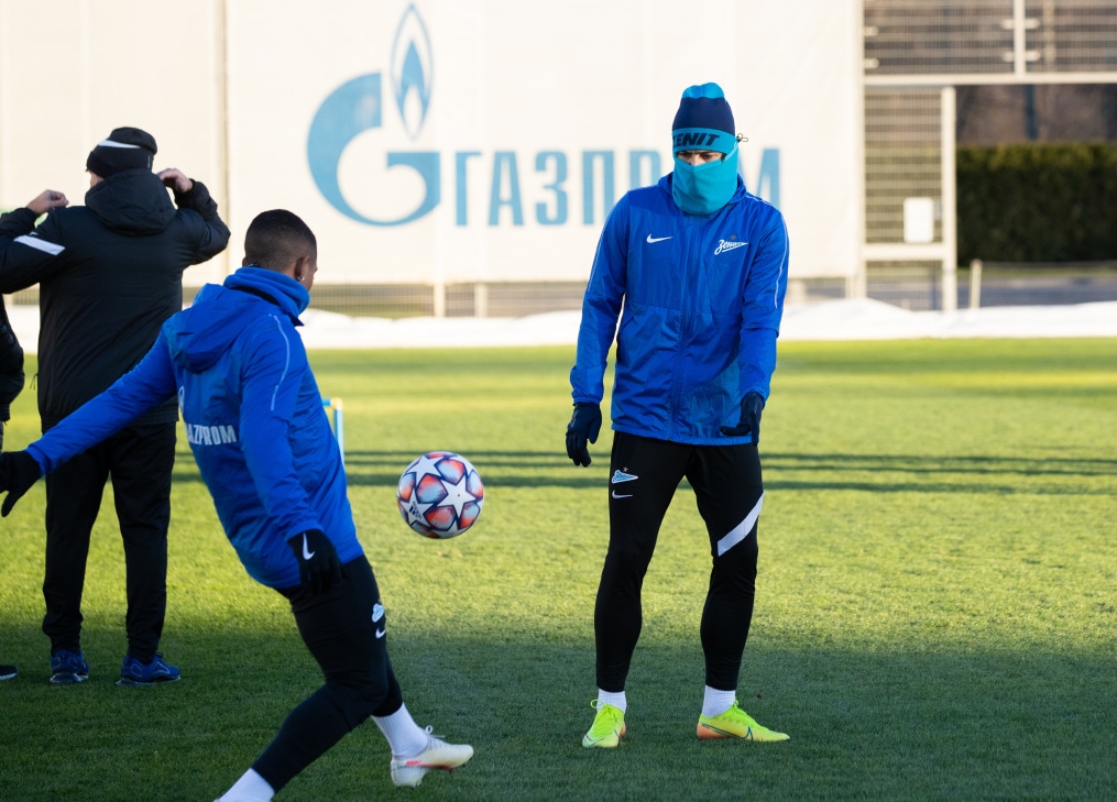 Открытая тренировка «Зенита» перед матчем с «Боруссией»