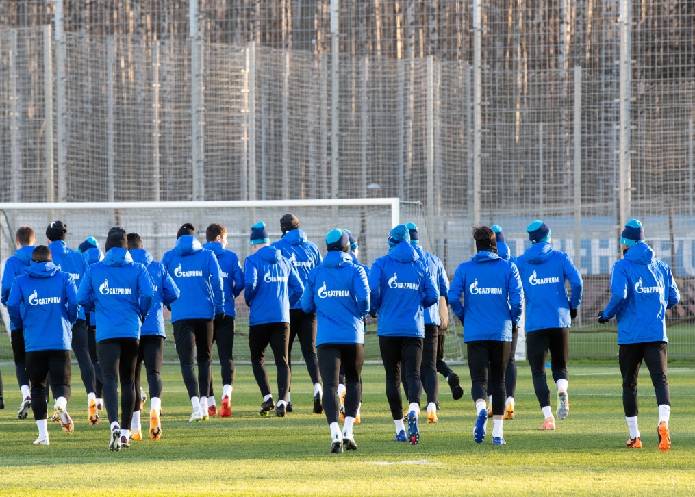 Открытая тренировка «Зенита» перед матчем с «Боруссией»