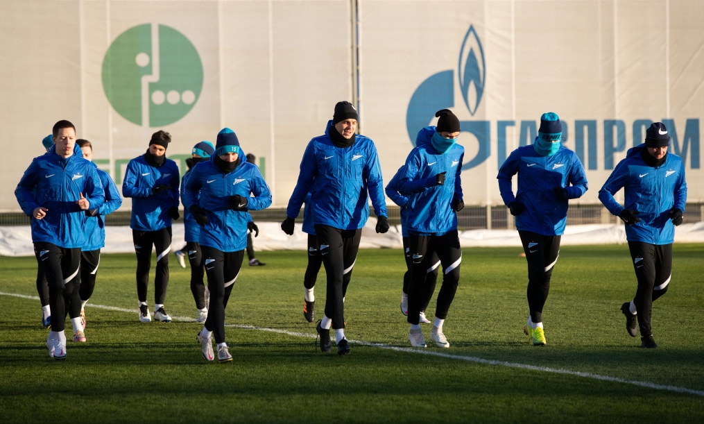 Открытая тренировка «Зенита» перед матчем с «Боруссией»
