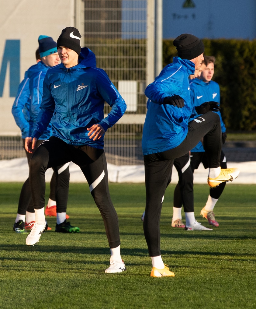 Открытая тренировка «Зенита» перед матчем с «Боруссией»