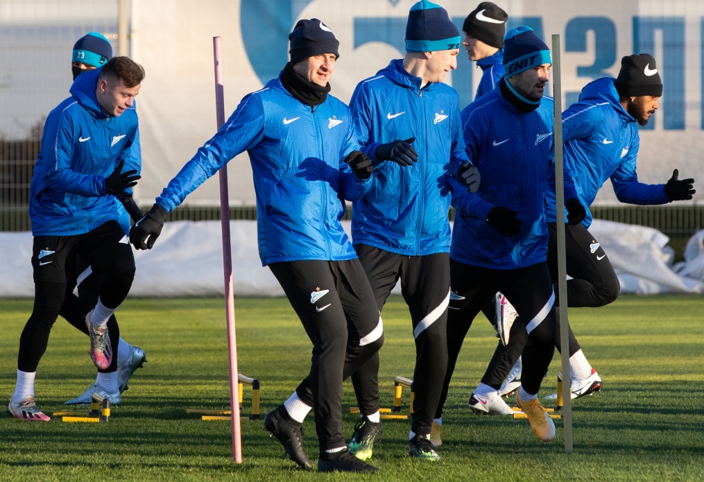 Открытая тренировка «Зенита» перед матчем с «Боруссией»