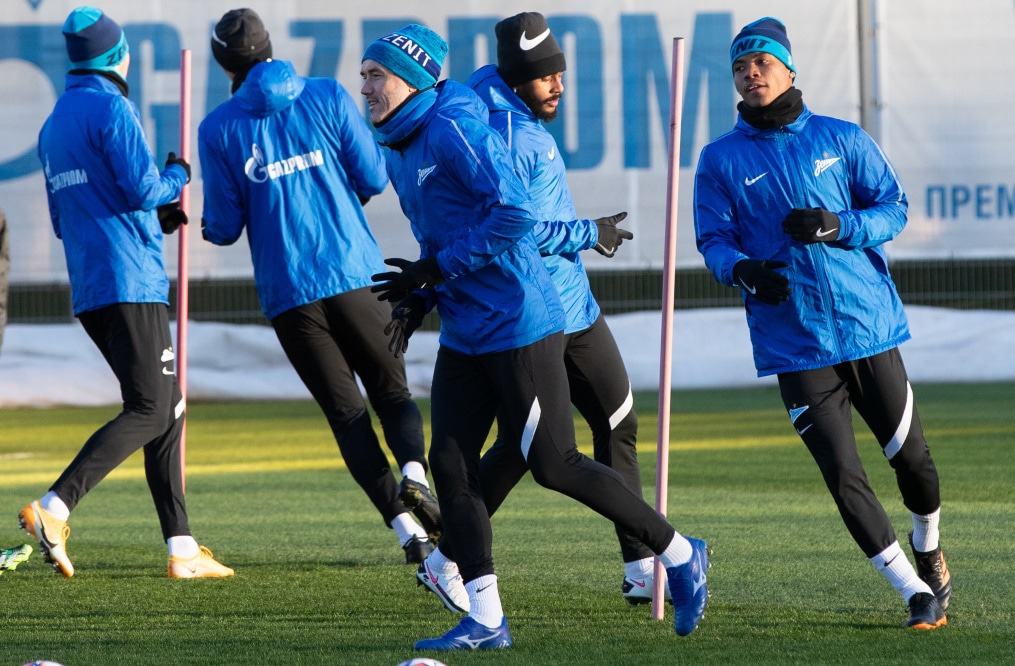 Открытая тренировка «Зенита» перед матчем с «Боруссией»
