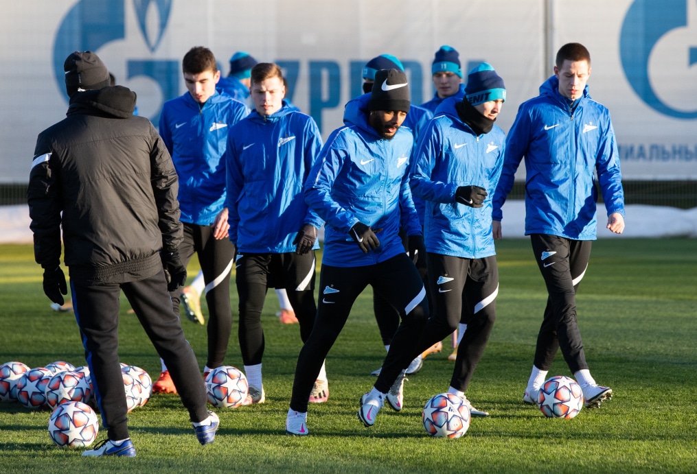 Открытая тренировка «Зенита» перед матчем с «Боруссией»