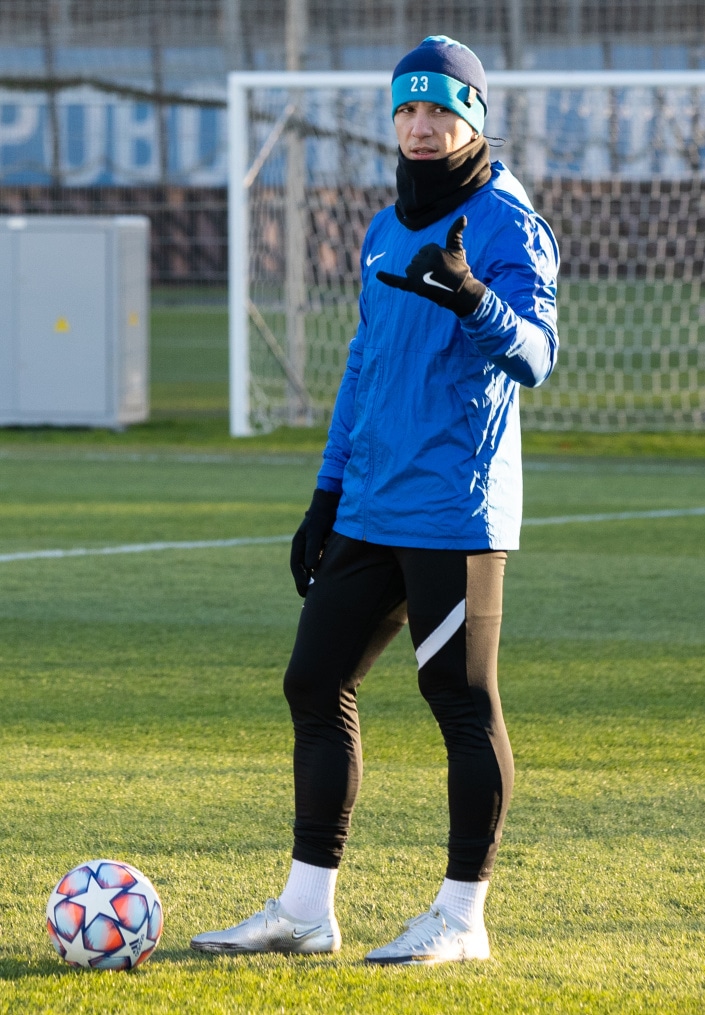 Открытая тренировка «Зенита» перед матчем с «Боруссией»