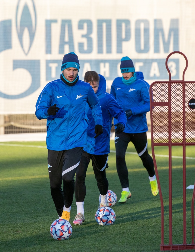 Открытая тренировка «Зенита» перед матчем с «Боруссией»