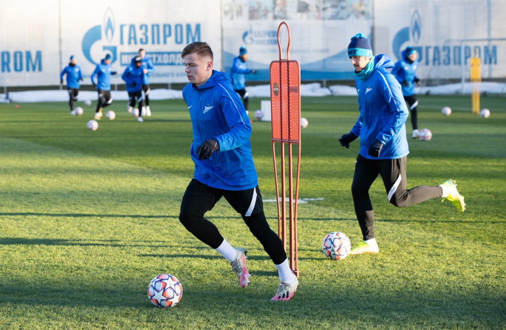 Открытая тренировка «Зенита» перед матчем с «Боруссией»