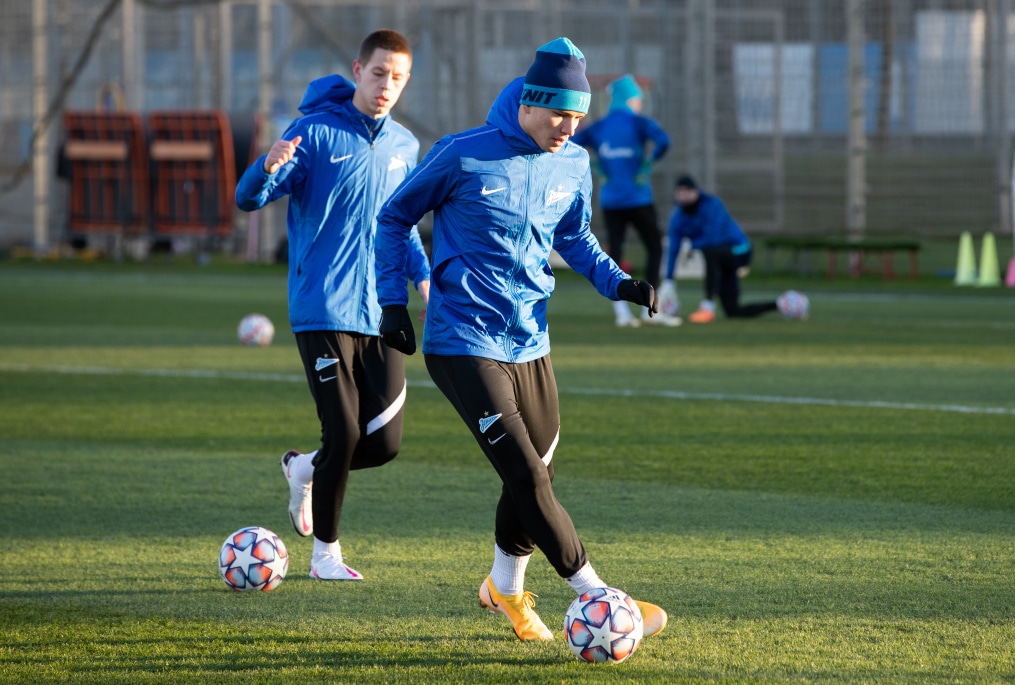 Открытая тренировка «Зенита» перед матчем с «Боруссией»