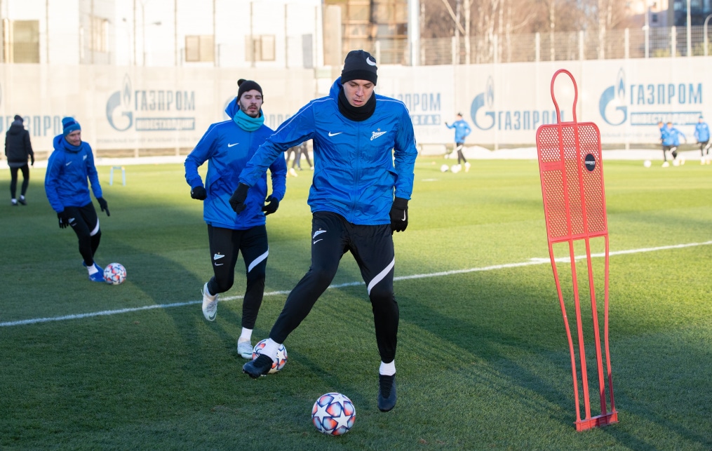 Открытая тренировка «Зенита» перед матчем с «Боруссией»