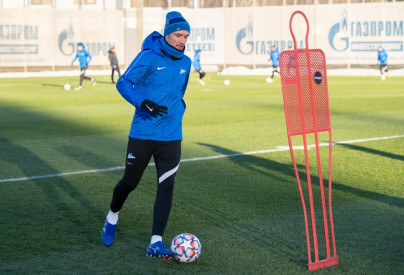 Открытая тренировка «Зенита» перед матчем с «Боруссией»