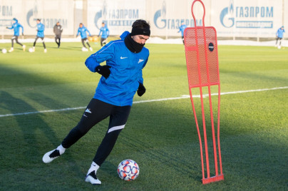 Открытая тренировка «Зенита» перед матчем с «Боруссией»