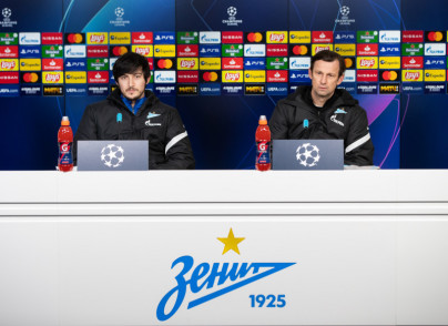 Пресс-конференция «Зенита» перед матчем с «Боруссией»