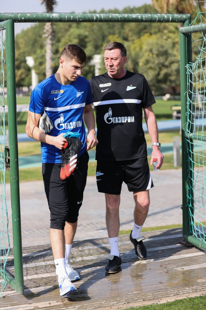«Газпром»-тренировочные сборы «Зенита» в Дубае: 18 января, утренняя тренировка