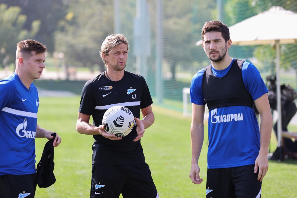 «Газпром»-тренировочные сборы «Зенита» в Дубае: 18 января, утренняя тренировка