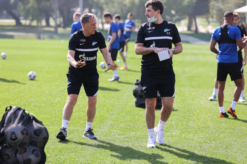 «Газпром»-тренировочные сборы «Зенита» в Дубае: 18 января, утренняя тренировка