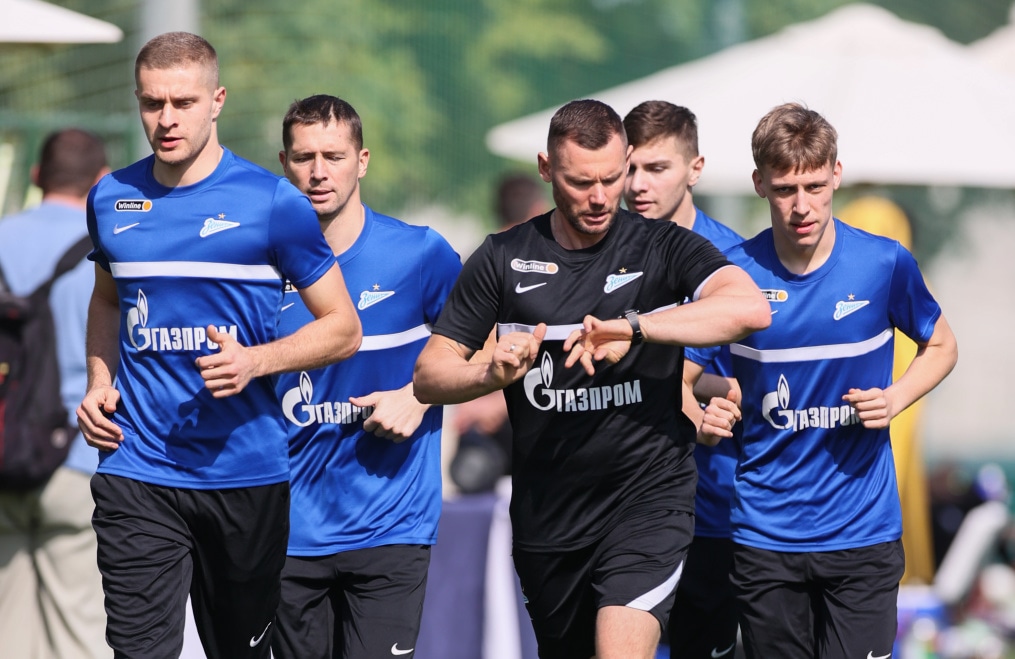 «Газпром»-тренировочные сборы «Зенита» в Дубае: 18 января, утренняя тренировка