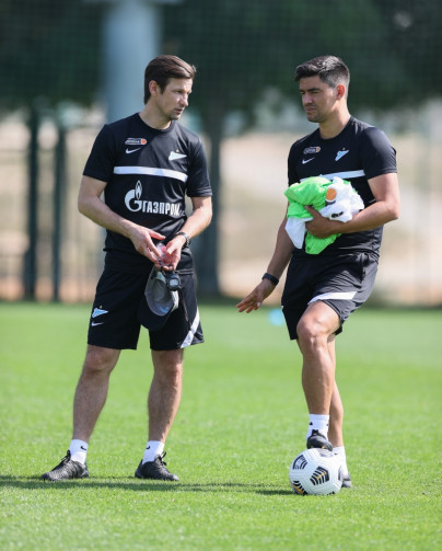 «Газпром»-тренировочные сборы «Зенита» в Дубае: 18 января, утренняя тренировка
