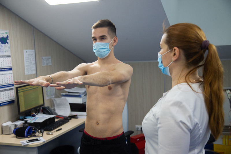Медосмотр «Зенита»-2 в ММЦ «СОГАЗ»
