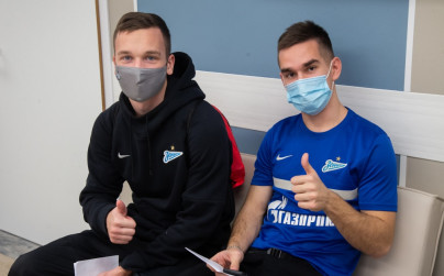 Медосмотр «Зенита»-2 в ММЦ «СОГАЗ»