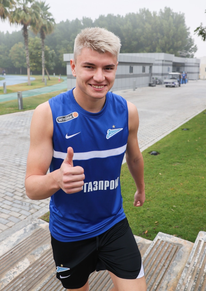 «Газпром»-тренировочные сборы «Зенита» в Дубае: 19 января, утренняя тренировка