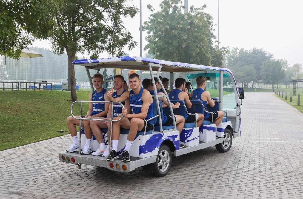 «Газпром»-тренировочные сборы «Зенита» в Дубае: 19 января, утренняя тренировка