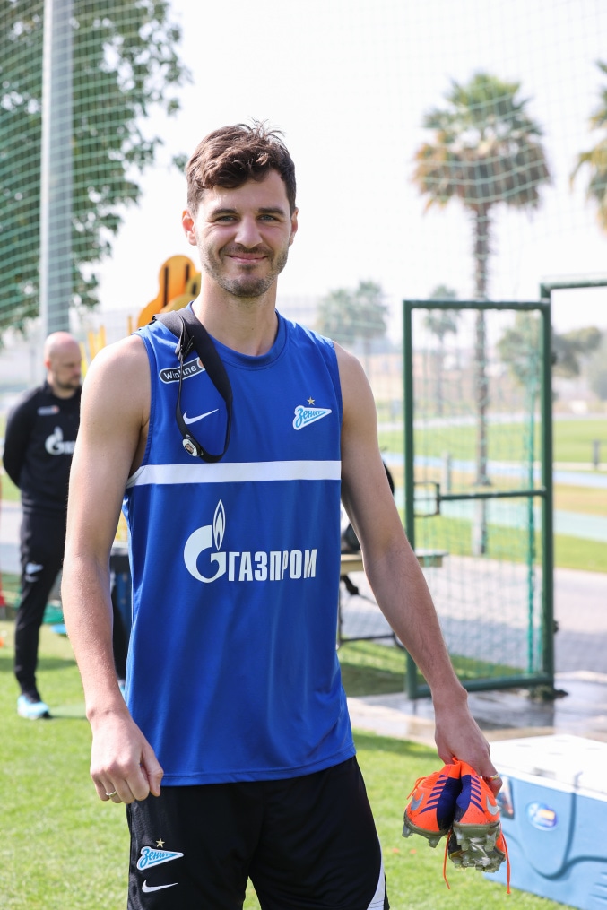 «Газпром»-тренировочные сборы «Зенита» в Дубае: 19 января, утренняя тренировка