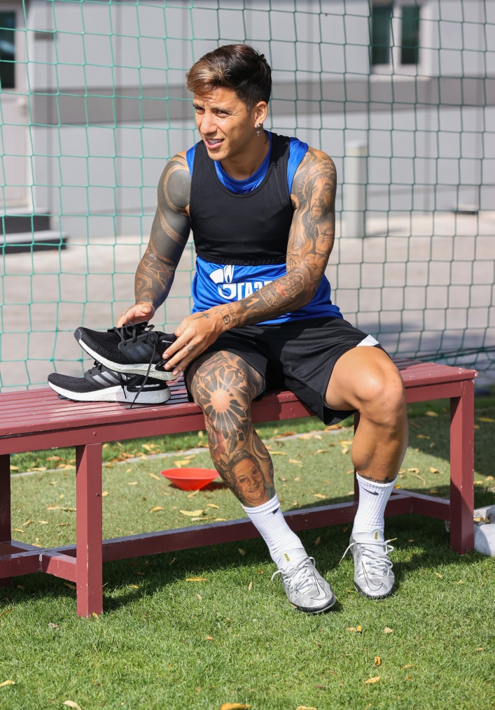 «Газпром»-тренировочные сборы «Зенита» в Дубае: 19 января, утренняя тренировка