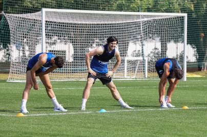 «Газпром»-тренировочные сборы «Зенита» в Дубае: 19 января, утренняя тренировка