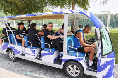 «Газпром»-тренировочные сборы «Зенита» в Дубае: 19 января, утренняя тренировка